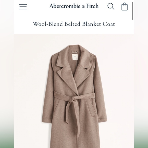 Abercrombie & Fitch Wool-Blend Blanket Coat - Picture 4 of 6